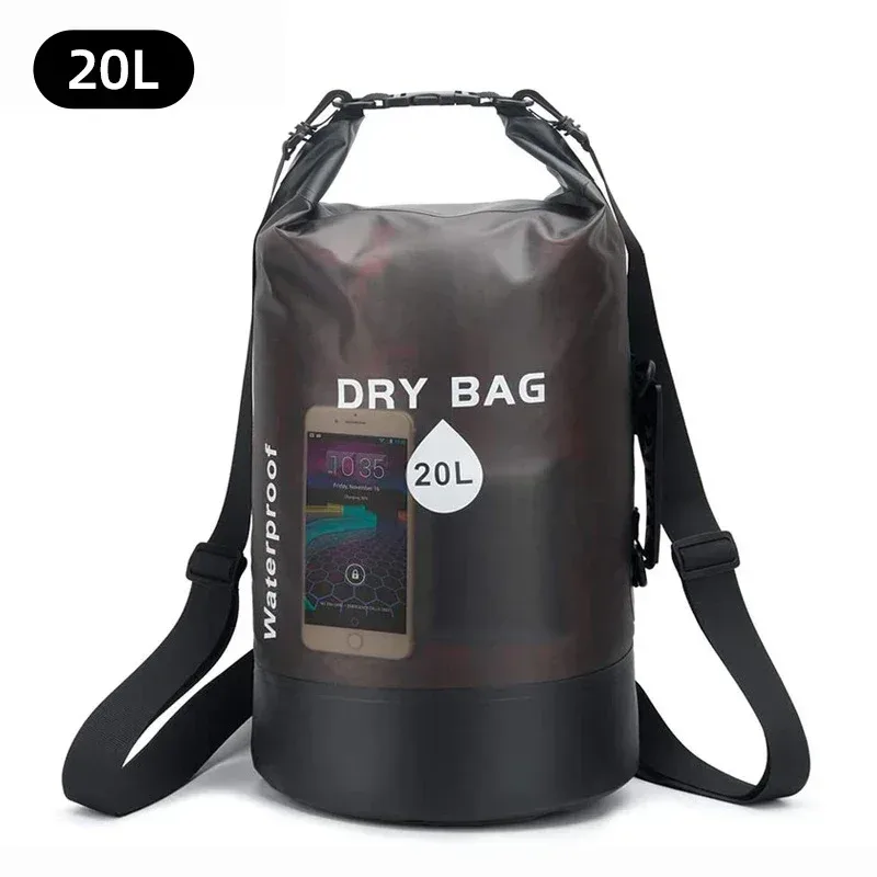 10l 20l sac sec sac de rangement étanche pochette pour natation trekking rafting canotage kayak rafting sacs secs sac à dos xd117y