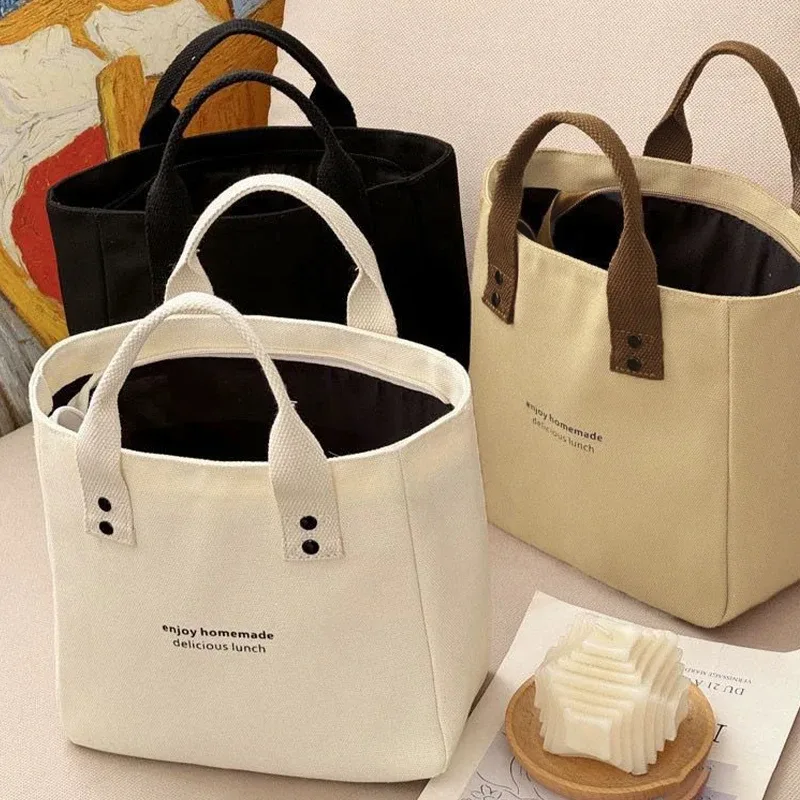sac à main en toile pour femme vly/new, couleur unie, sac de voyage décontracté grande capacité pour femme