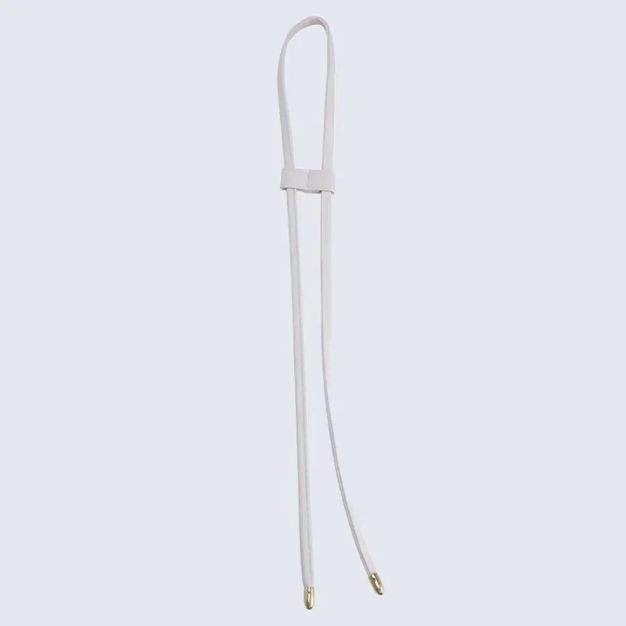 1 pièces en cuir pu cordon de serrage tirer chaîne détachable seau sac sangle toboggan chaîne gardien cordon sac à dos accessoires