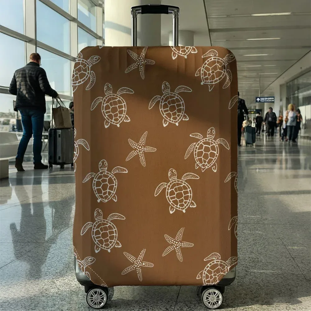 housse de protection pour bagages turtle starfish, adaptée aux bagages de 18 à 32 pouces, protège-poignées de bagages, accessoires de voyage