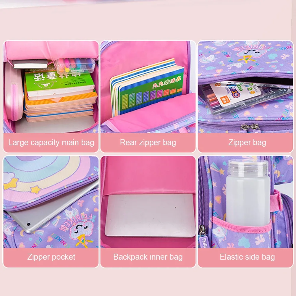sac à dos mignon pour élèves du primaire, élégant, portable, polyvalent, respirant, pour livres d'âge préscolaire, cadeau pour la rentrée scolaire pour filles