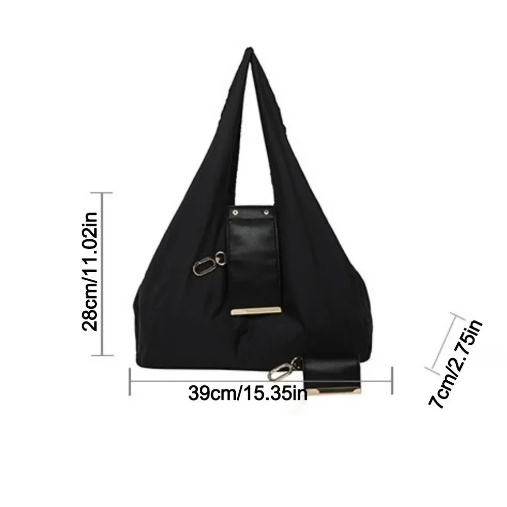 nouveau mini sac fourre-tout pliable et extensible pour supermarché, sac écologique réutilisable avec porte-clés, sac de courses pour les voyages