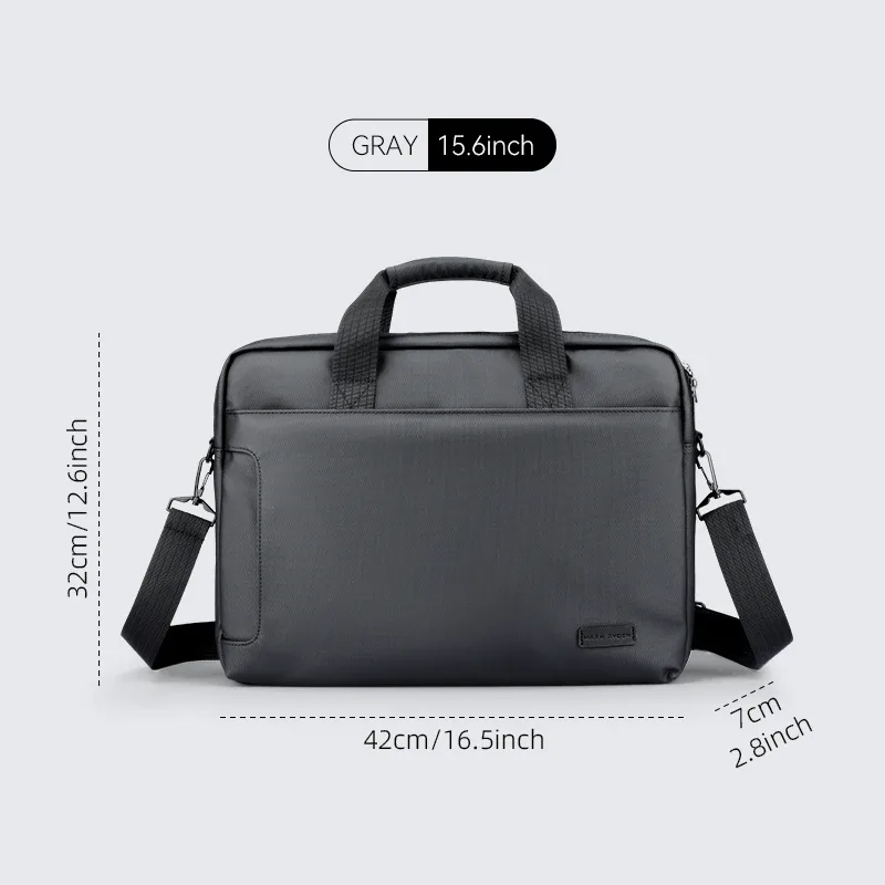 mark ryden oxford oxford laptop briefcase 15.6'' sac fourre-tout résistant à l'eau pour les trajets professionnels