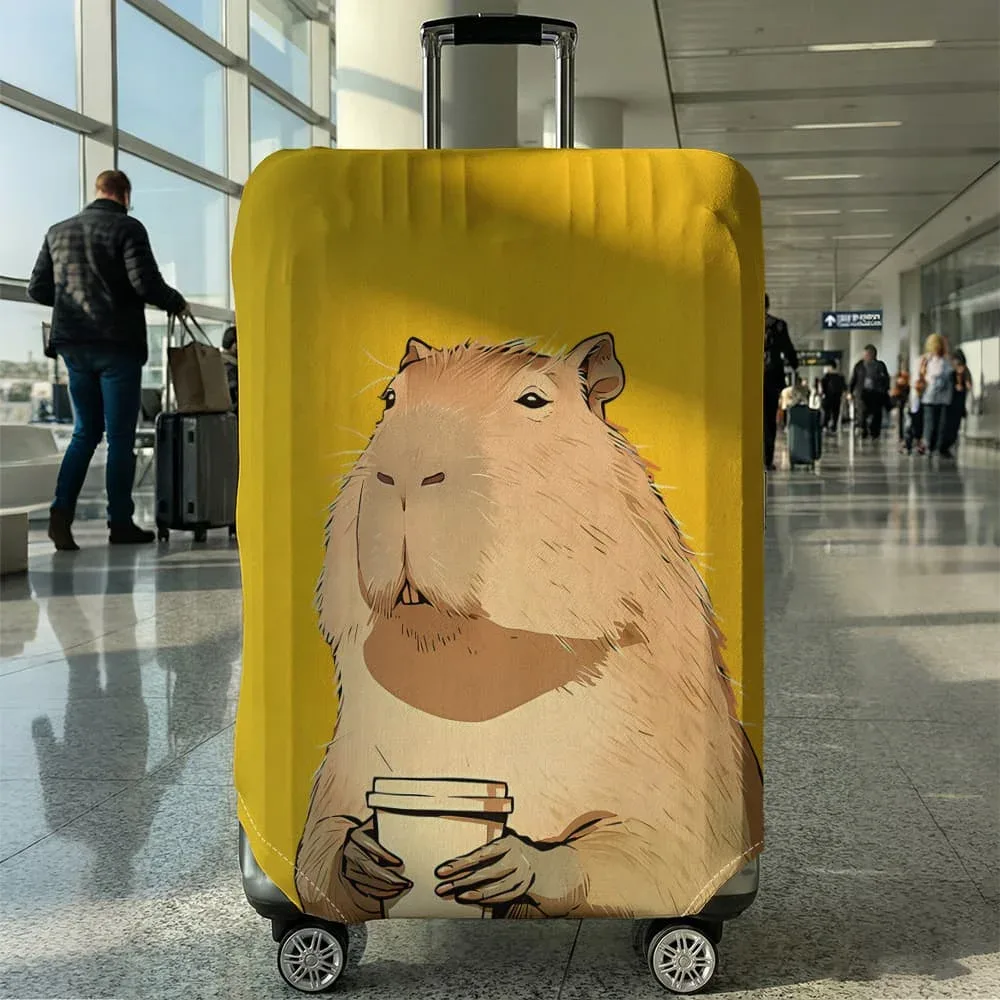 housse de protection pour bagages à motif animal, ensemble adapté aux bagages de 18 à 32 pouces, housse de poignée de valise, accessoires de voyage