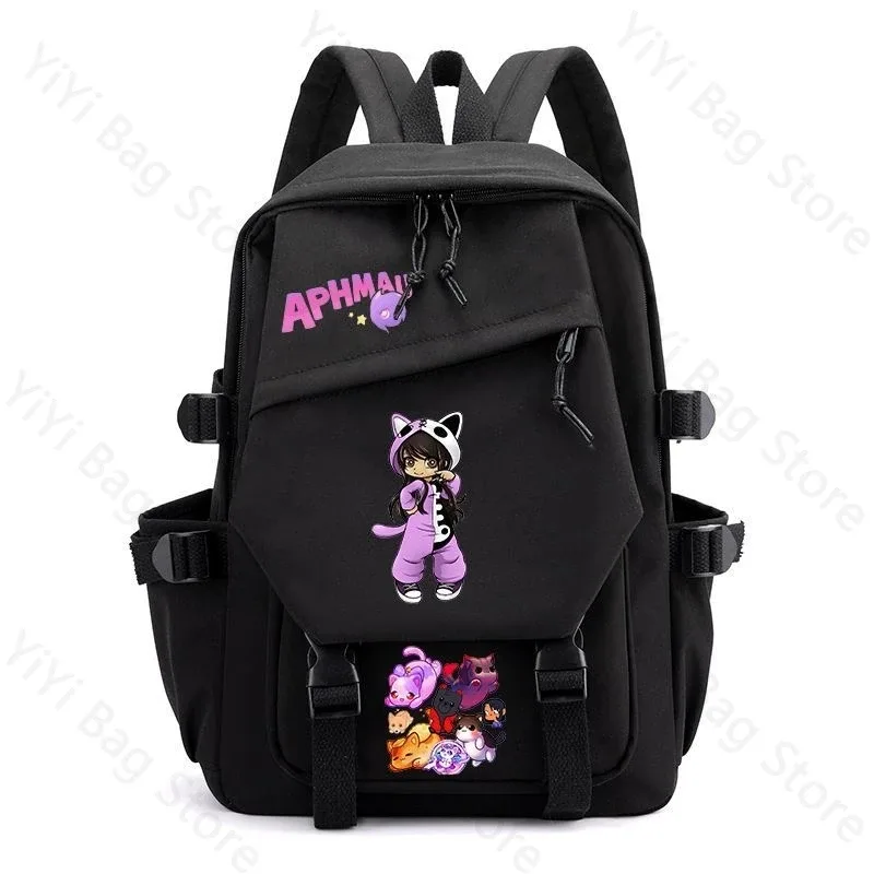 sac à dos aphmau, sac à dos d'école de grande capacité pour étudiants, sac à dos de voyage léger et durable en nylon pour garçons et filles