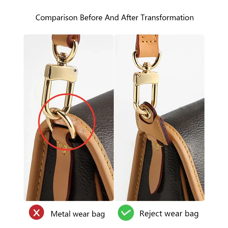 sangle de sac en peau de vache pour sac lv diane, sangle de sac à bandoulière, sangle de sac à bandoulière, accessoire de remplacement de sac durable en cuir véritable