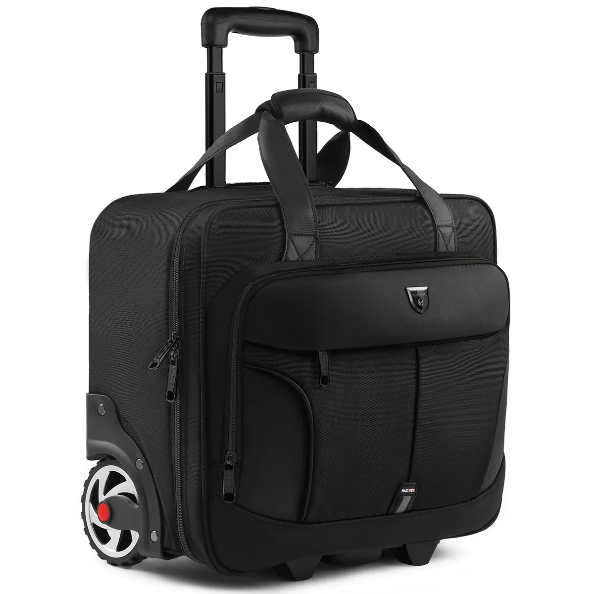 sac à roulettes pour ordinateur portable rucyen, sacoche à roulettes pour hommes et femmes, sacoche pour ordinateur portable sur roulettes, sac de voyage pour affaires, 18 pouces