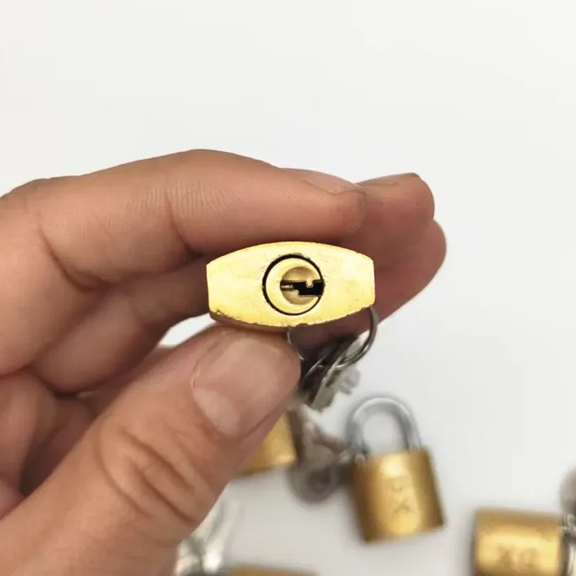 mini cadenas en métal avec clé, petit cadenas pour bagages, armoire, tiroir, école, sécurité domestique