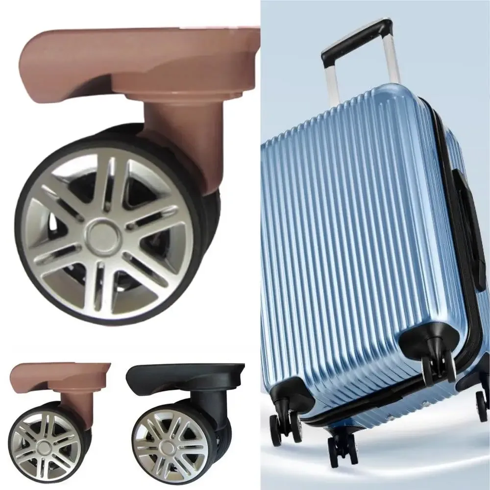a19 roue à bagages de remplacement double rangée rouleau portant valise directionnelle roues muettes bricolage valise pièces de rechange