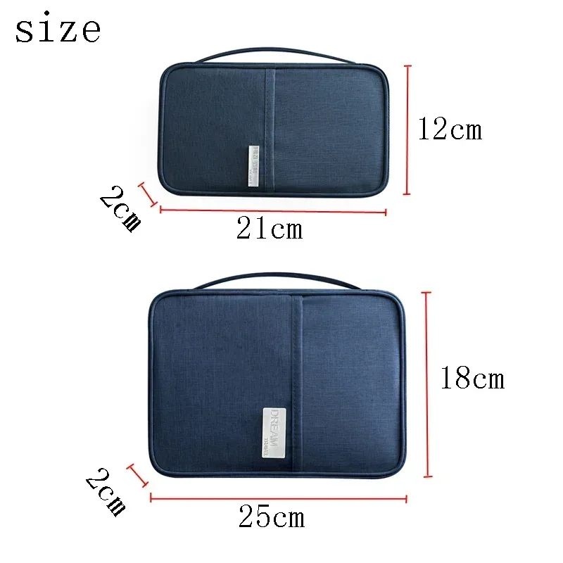 porte-passeport de voyage étanche multifonction pour femmes, housse rose, sacs, organisateur de documents familiaux, sac d'accessoires de voyage