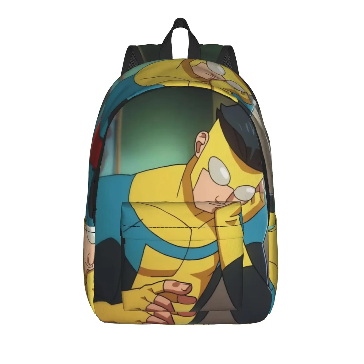 sac à dos invincibles comic pour hommes et femmes, sac à bandoulière pour ordinateur portable, durable, à la mode, pour lycée, randonnée, voyage