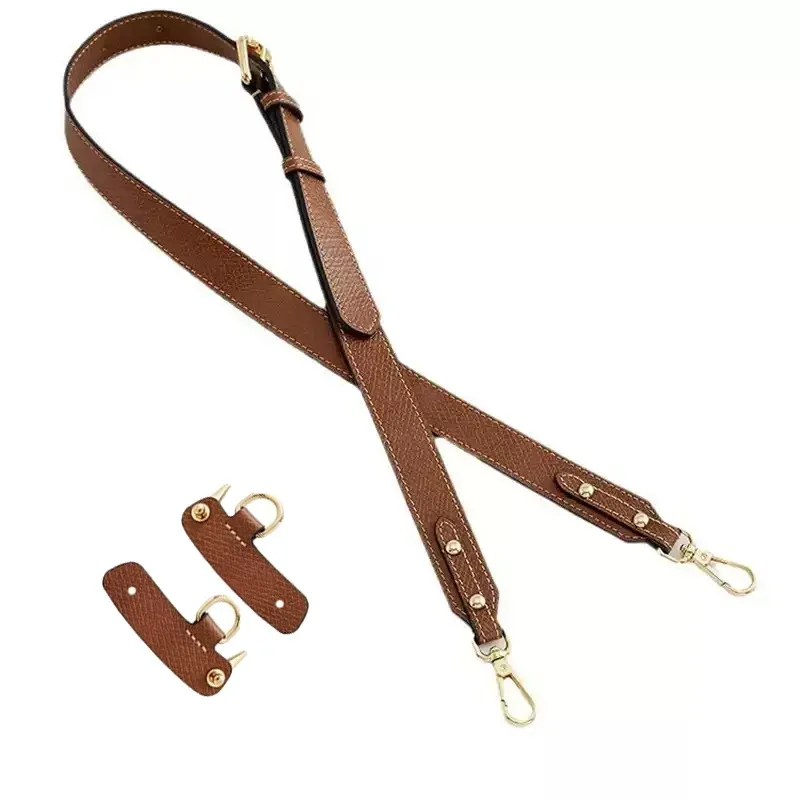 bandoulière en cuir pour sac longchamp s/m, kit de conversion de bandoulière en cuir durable pour sacs bandoulière pour femmes