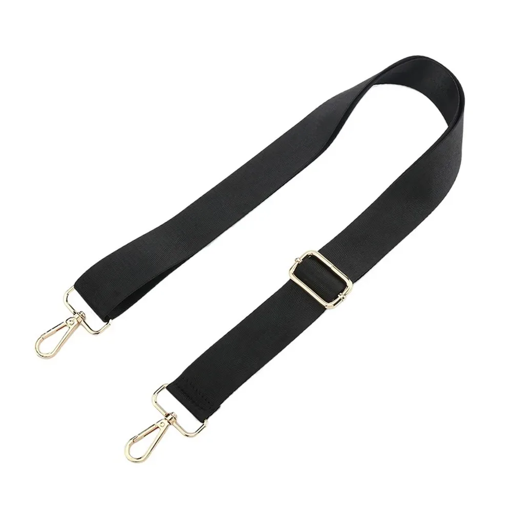 sangle de sac réglable en nylon noir, 70-140cm, poignée de sac à main unisexe détachable, sac à bandoulière, ceinture, accessoires de sac