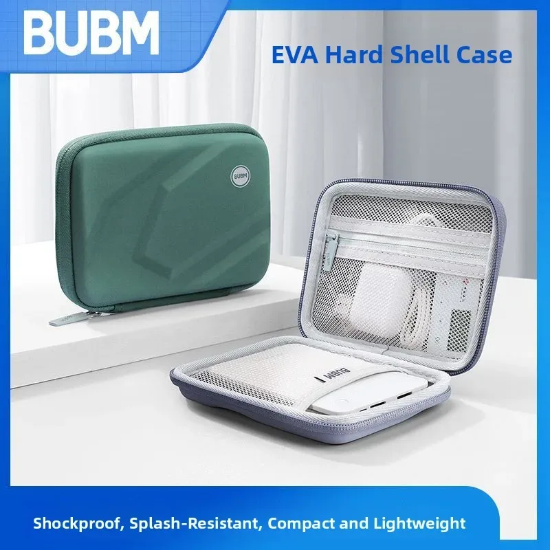 sac de rangement pour disque dur eva bubm, accessoires numériques, résistant aux chocs, anti-chute, sac de ran