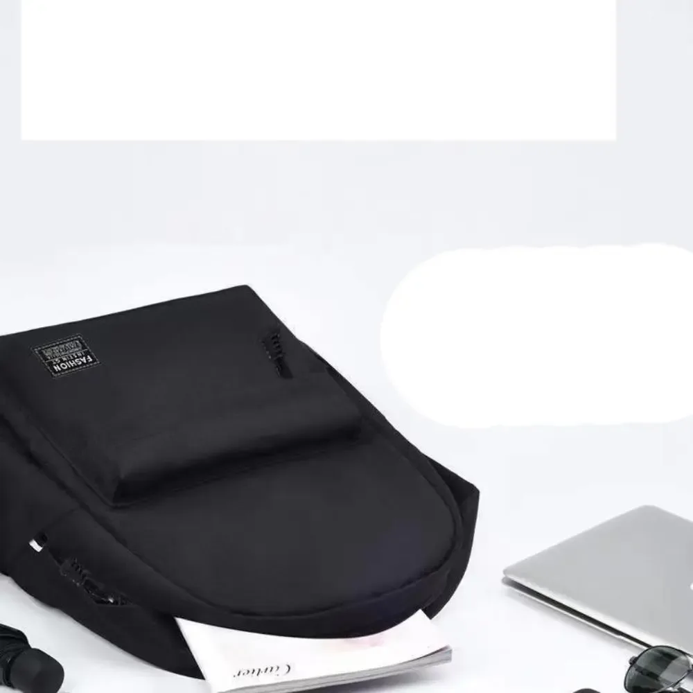 sac à dos polyvalent en tissu oxford, tendance, noir, gris, bleu, rouge, sac d'ordinateur lavable, sac de voyage 15 pouces, unisexe