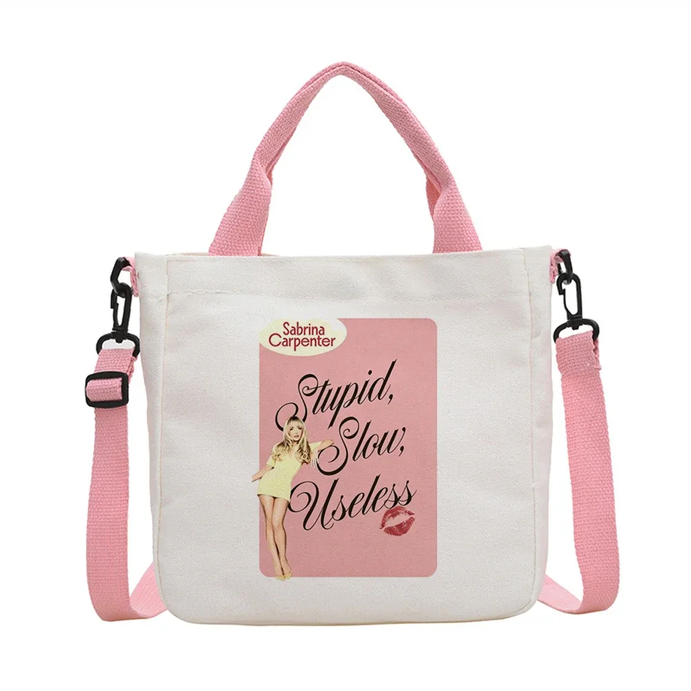 sac fourre-tout sabrina carpenter, sac à bandoulière, sac de shopping y2k, sac cabas, sac fourre-tout pour femme