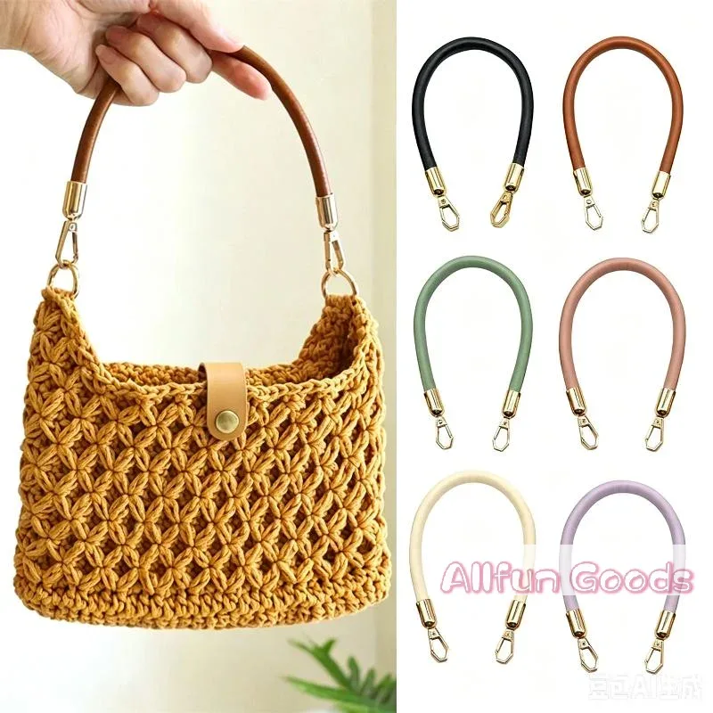 sangle de sac en cuir pu de 40 cm avec boucle chaîne dorée, poignée de sac à main, accessoires de remplacement pour sacs à bandoulière pour femmes