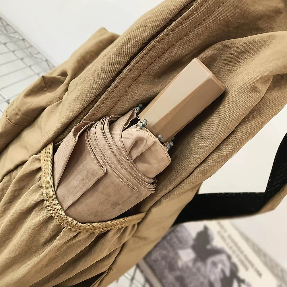 2025 nouveau sac à dos pliable pour femmes, sacs à dos de grande capacité, version coréenne simple ordinateur mochila рюкзак sac à dos femme