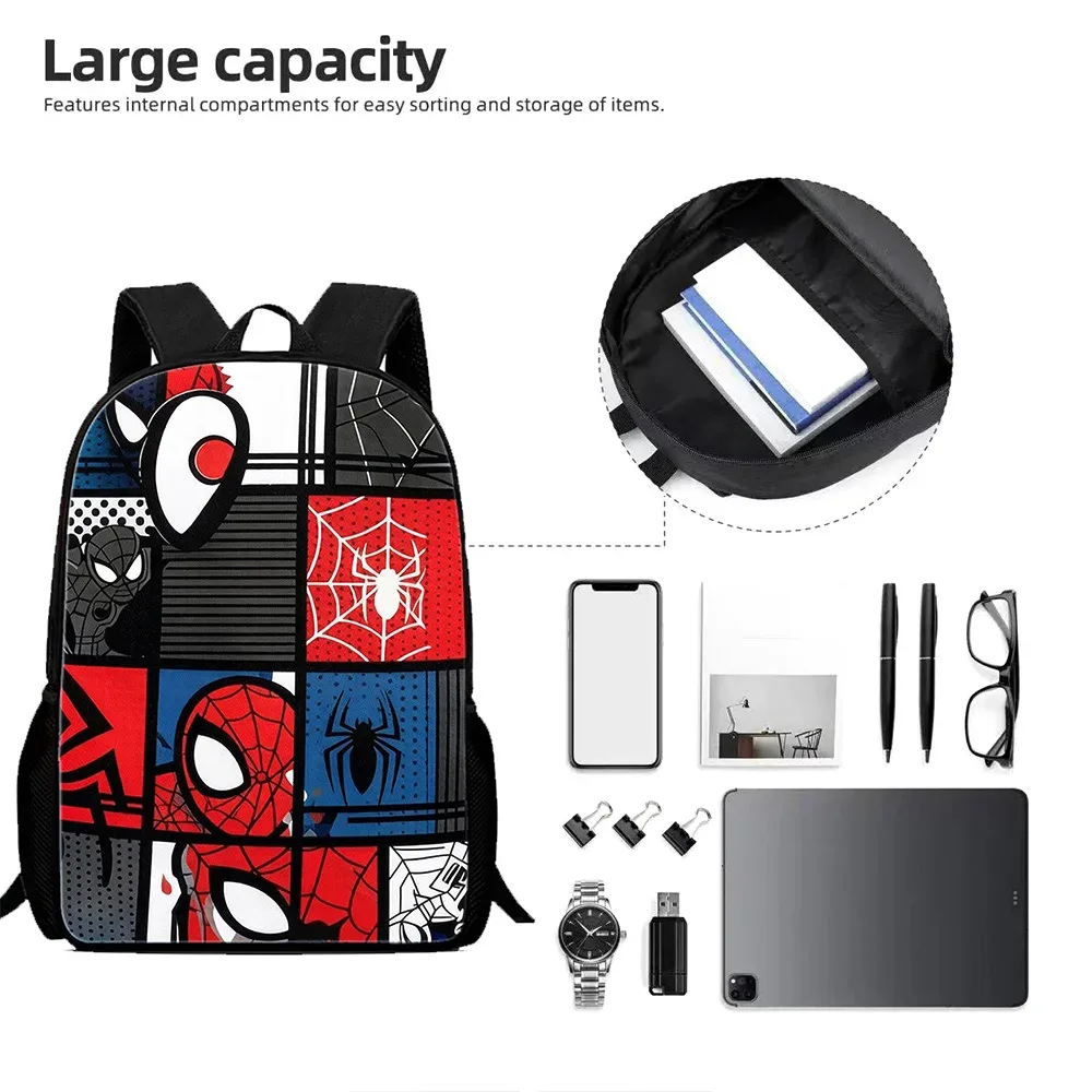 sac à dos décontracté pour hommes et femmes, sac à dos de travail pour lycée avec compartiment pour ordinateur portable et poche pour sac à bandoulière
