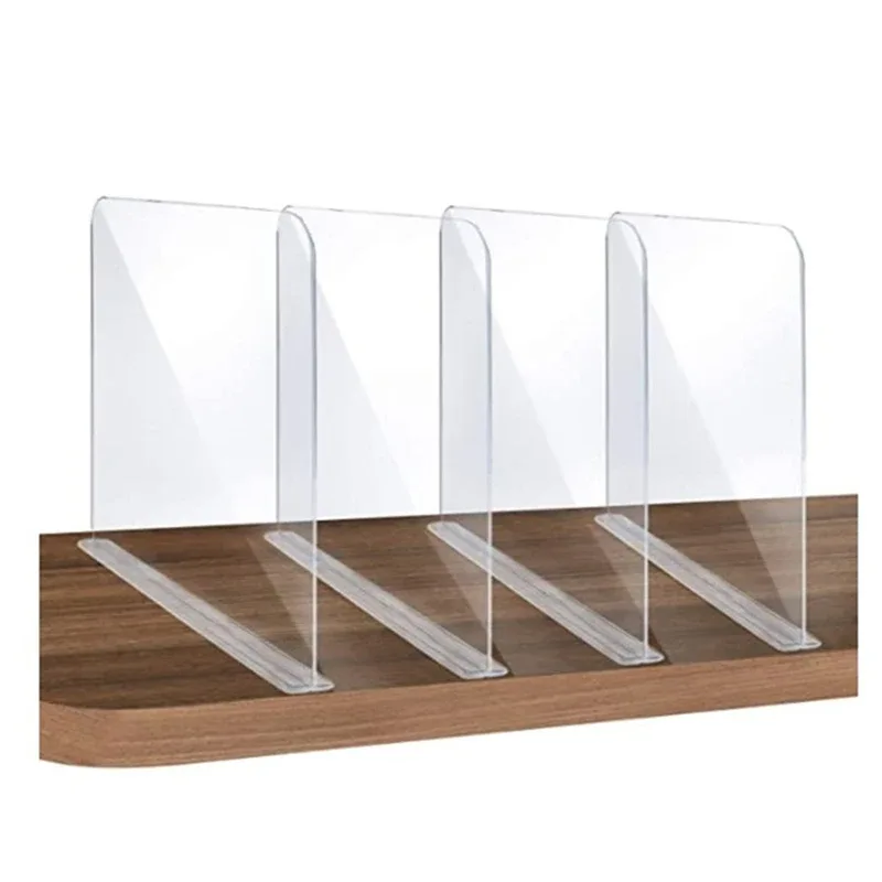 ders de synchronisation d'étagères en acrylique, organisateurs de placards avec étagères en bois, séparateurs de sacs à main de cisco
