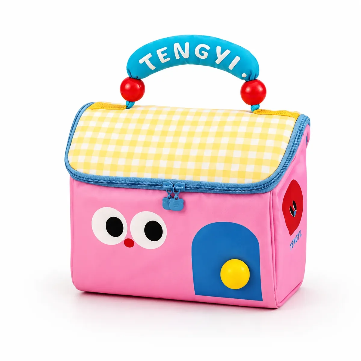 pochette de rangement mignonne pour la maison, trousse de maquillage grande capacité, sac fourre-tout isotherme pour le déjeuner