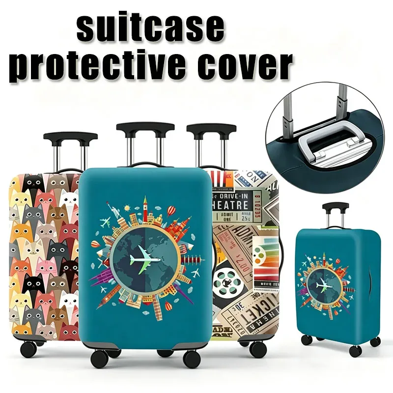 nouvelle housse de protection pour valises de voyage, housse imperméable, housse de transport, housse de protection pour bagages, housse de protection amusante xlxbht01
