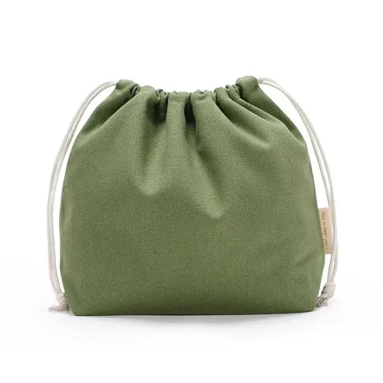 sac de rangement en coton à cordon de serrage, sacs en toile pour emballage cadeau de bonbons, pochette réutilisable pour articles divers à domicile, organiser les chaussettes anti-poussière, sous-vêtements