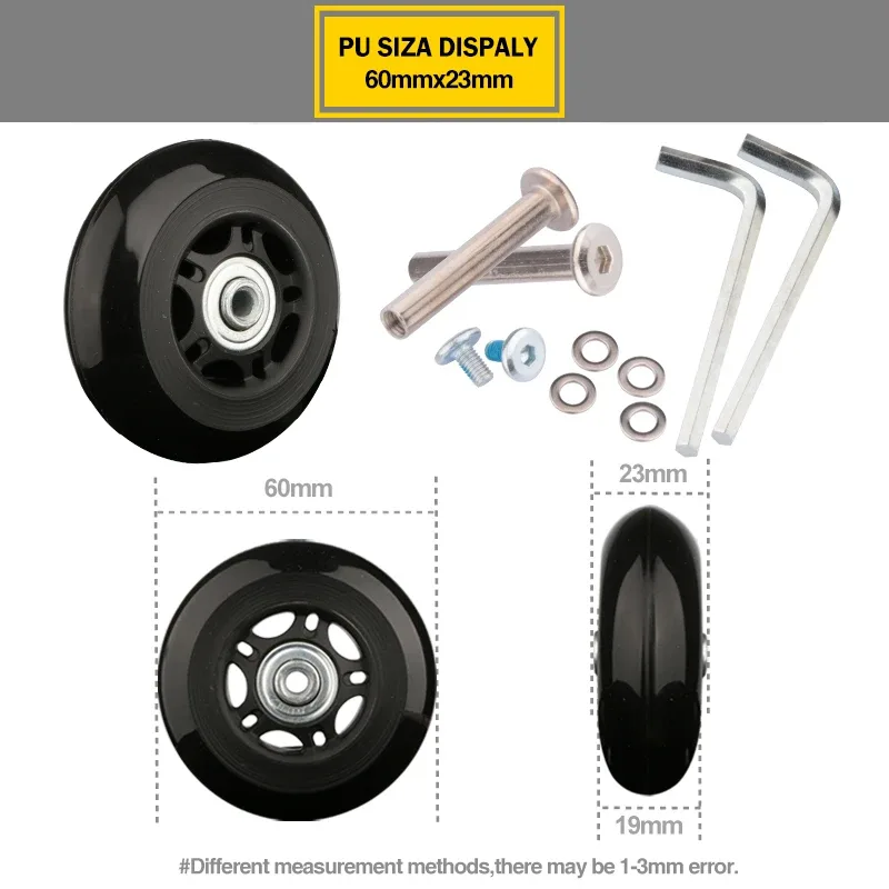roues de valise 1 paire d'axes de remplacement pour valises roues de rechange de luxe outil de réparation de luxe roulettes