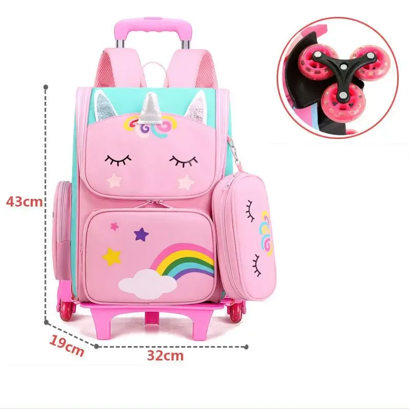sac à dos à roulettes pour enfants, sac à roulettes, sacs à roulettes pour filles, sac à dos à roulettes pour filles
