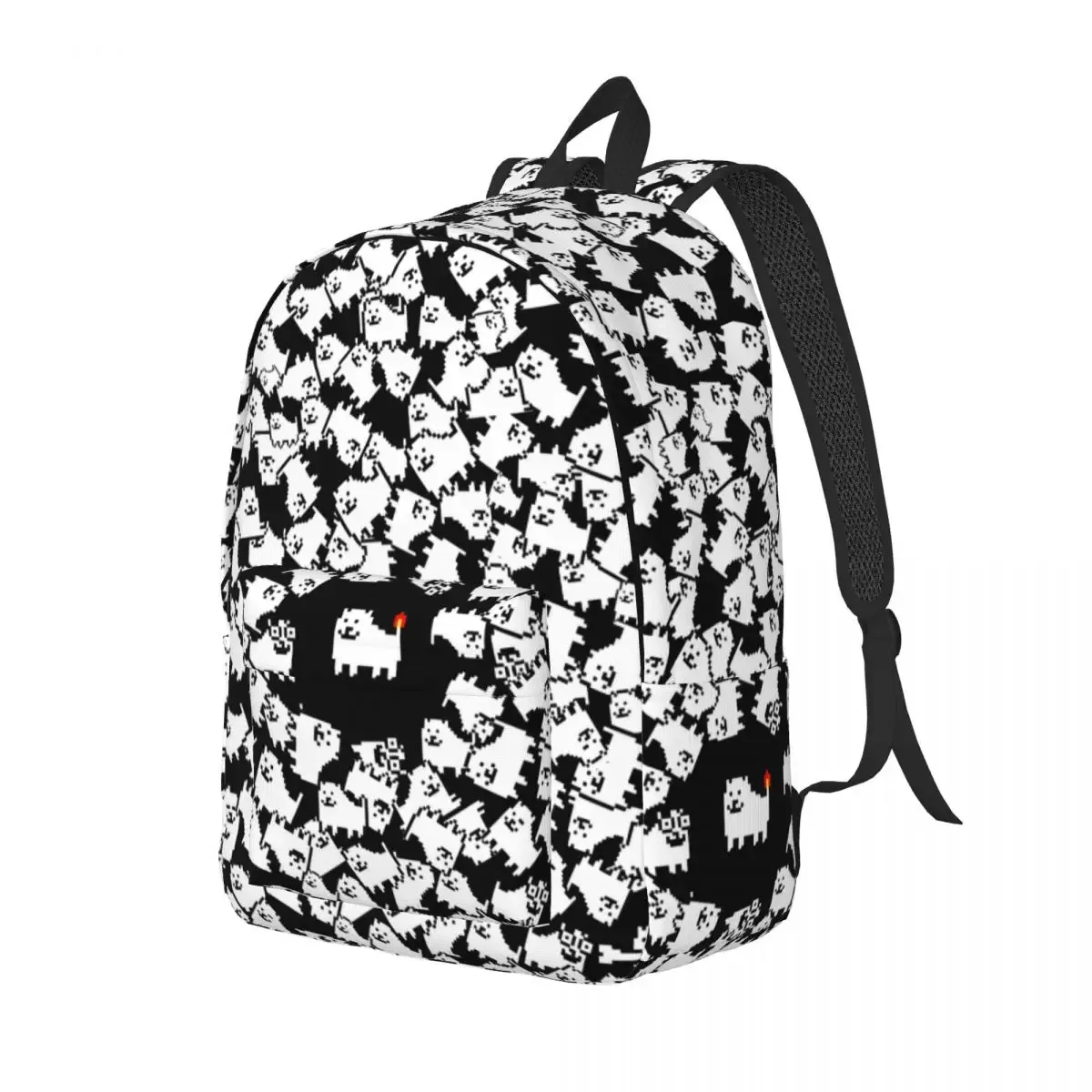 undertale sac à dos classique chien ennuyeux avec poche école randonnée voyage jeu vidéo sac à dos mignon hommes femmes collège sac à bandoulière