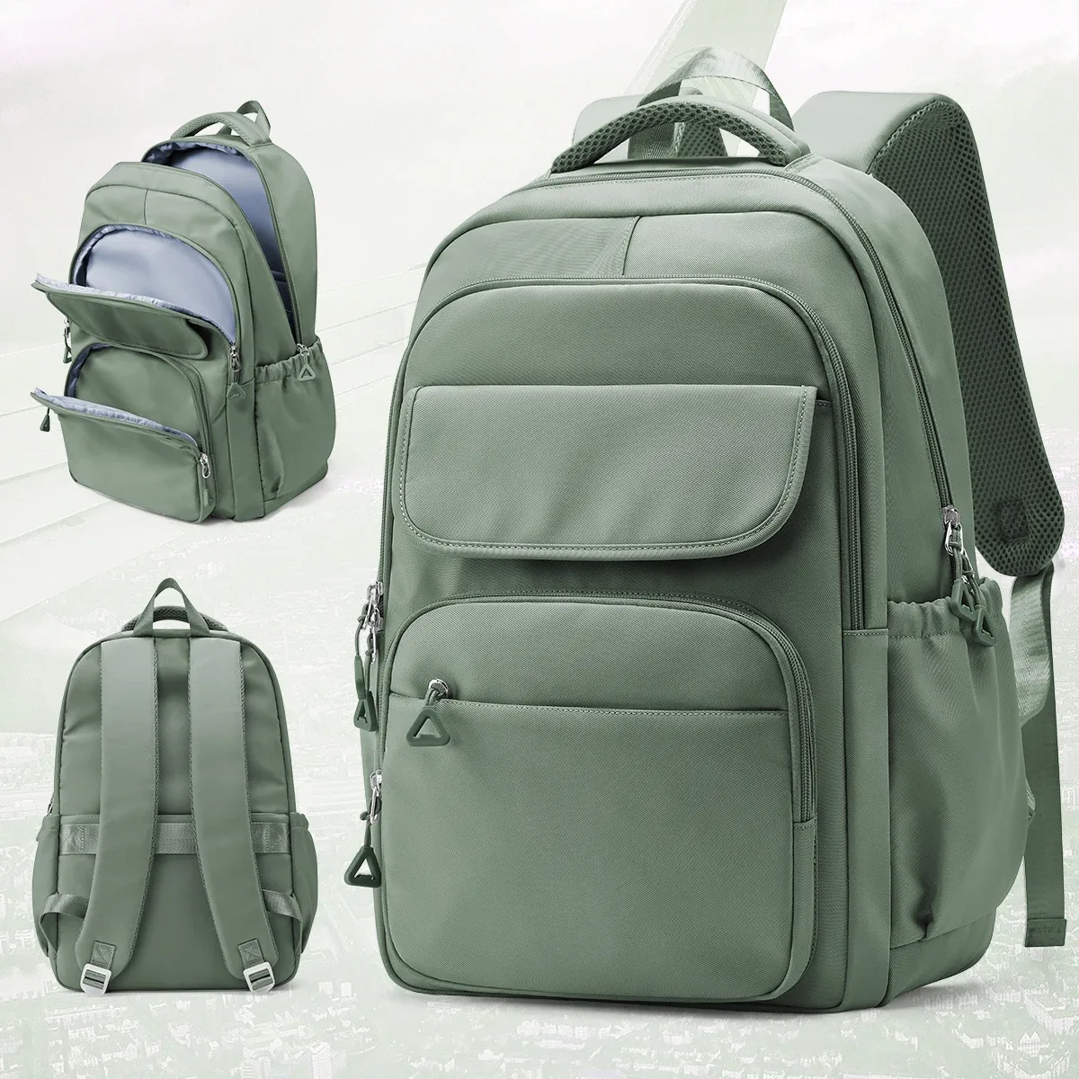 Sacs à dos pour ordinateur portable 15,6 pouces, cartable d'école primaire pour filles et garçons du premier cycle du secondaire, grands sacs à livres pour adolescents