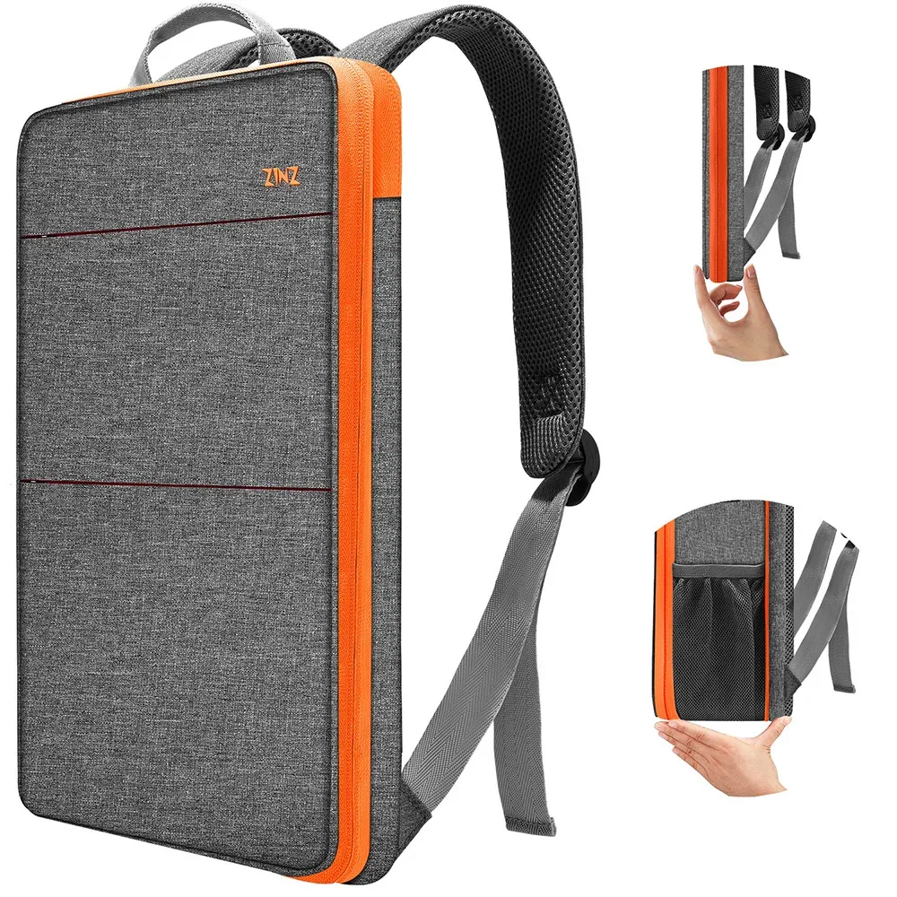 sac à dos mince extensible pour ordinateur portable 15 15,6 16 pouces, sac pour ordinateur portable résistant aux déversements pour la plupart des macbooks de 14 à 16 pouces ou d'autres ordinateurs