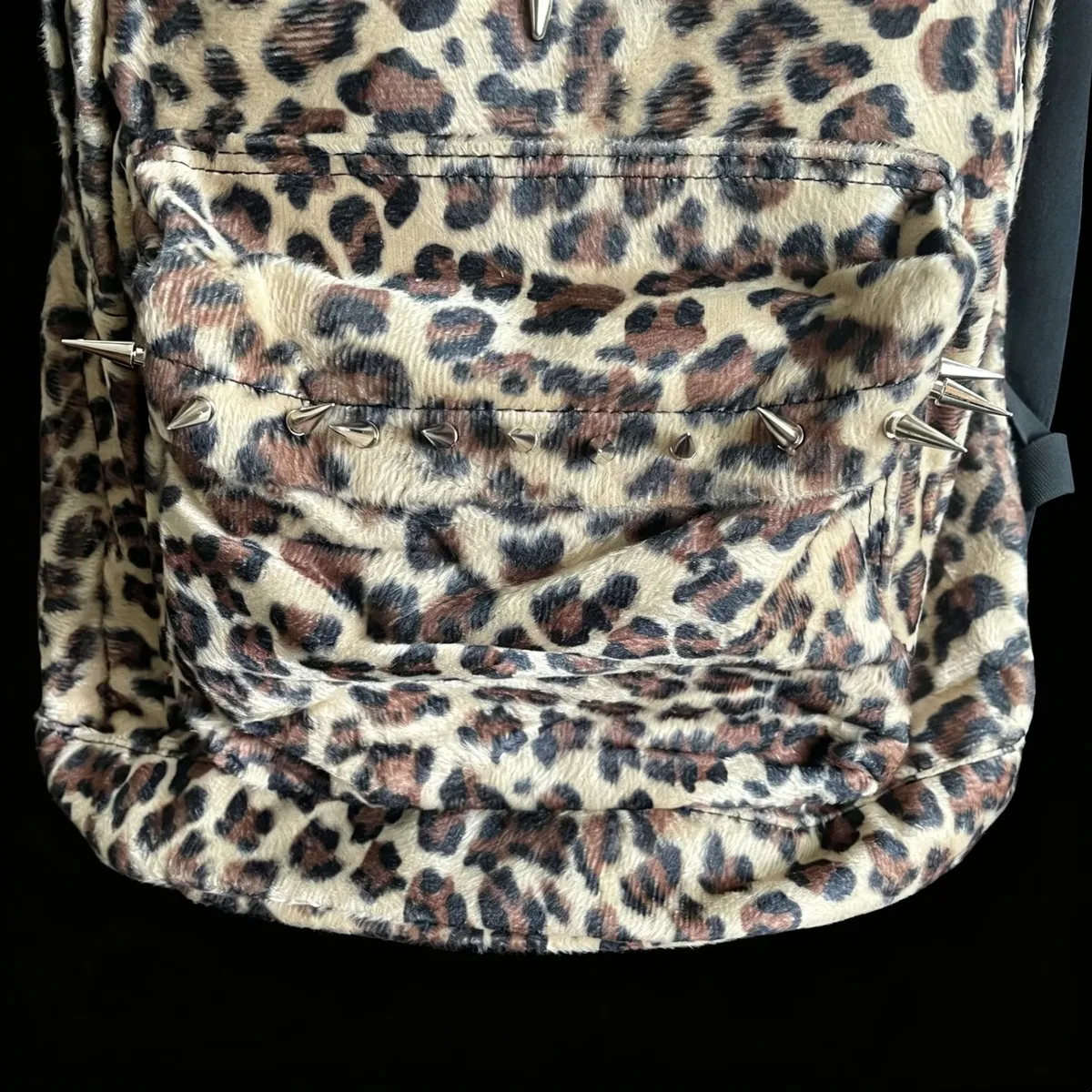 sac à dos léopard grande capacité, élégant, pour l'automne et l'hiver, sac à bandoulière pour fille, design mignon et cool.
