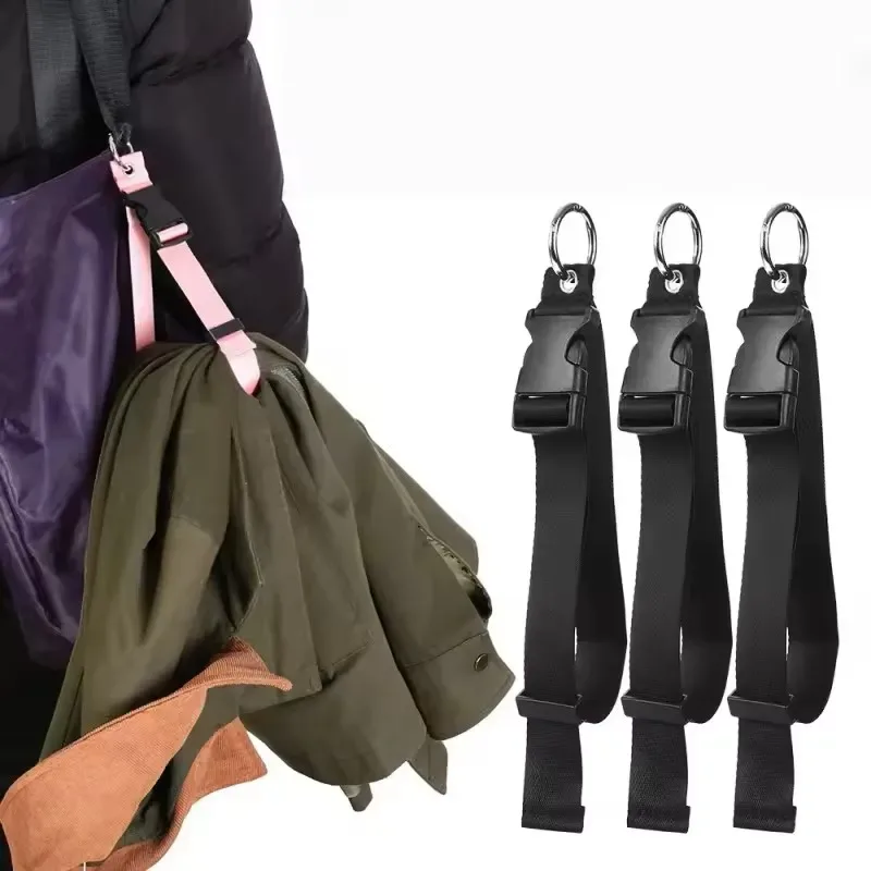 sangle de fixation pour bagages de voyage, sangle externe pour sac à dos, sangle portable avec boucle de déverrouillage, sangle de bagage pour sac supplémentaire, support de veste