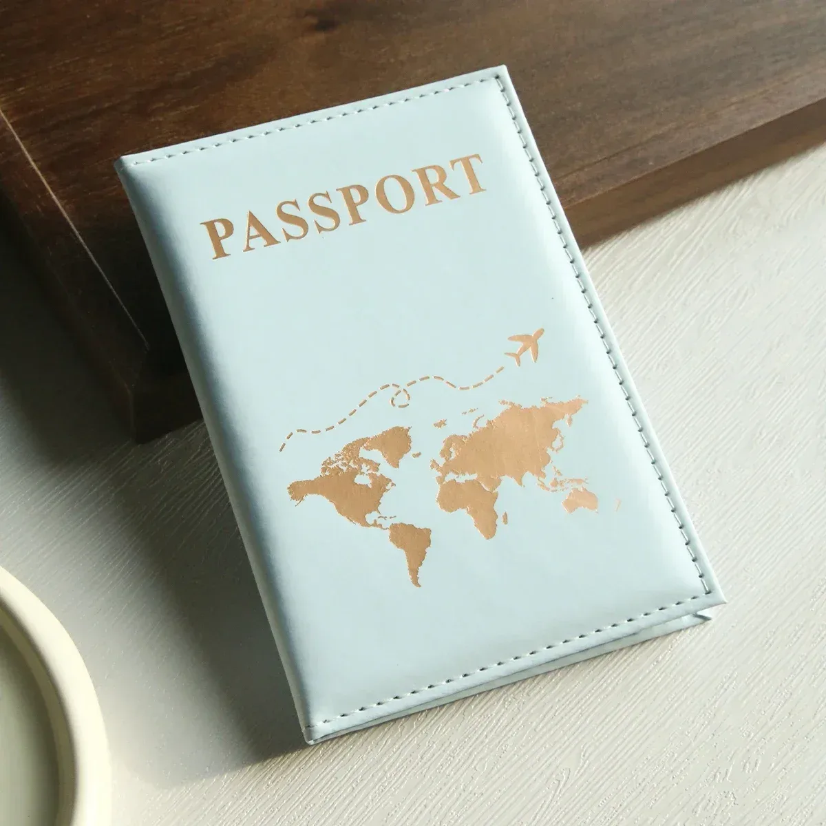 porte-passeport mince, carte de cheval, porte-passeport en pu, voyage essentiel, croisière, porte-passeport indispensable, portable pour tous les pays