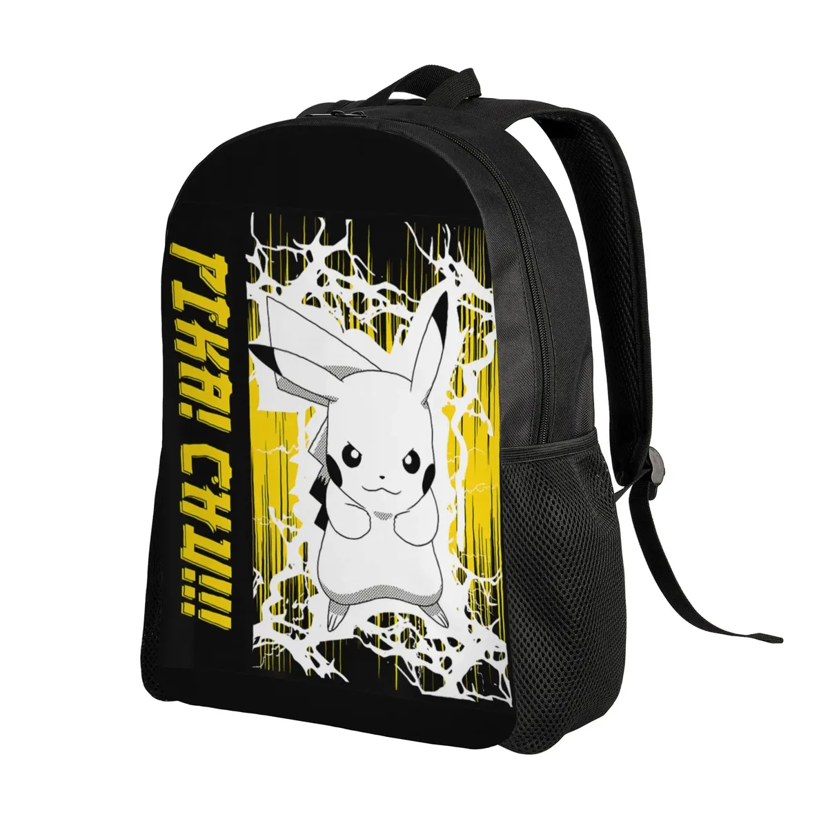Sacs à dos Pokemon Pikachu Anime Lightning Scence Daypack mochila School Retro Sac à dos lavable