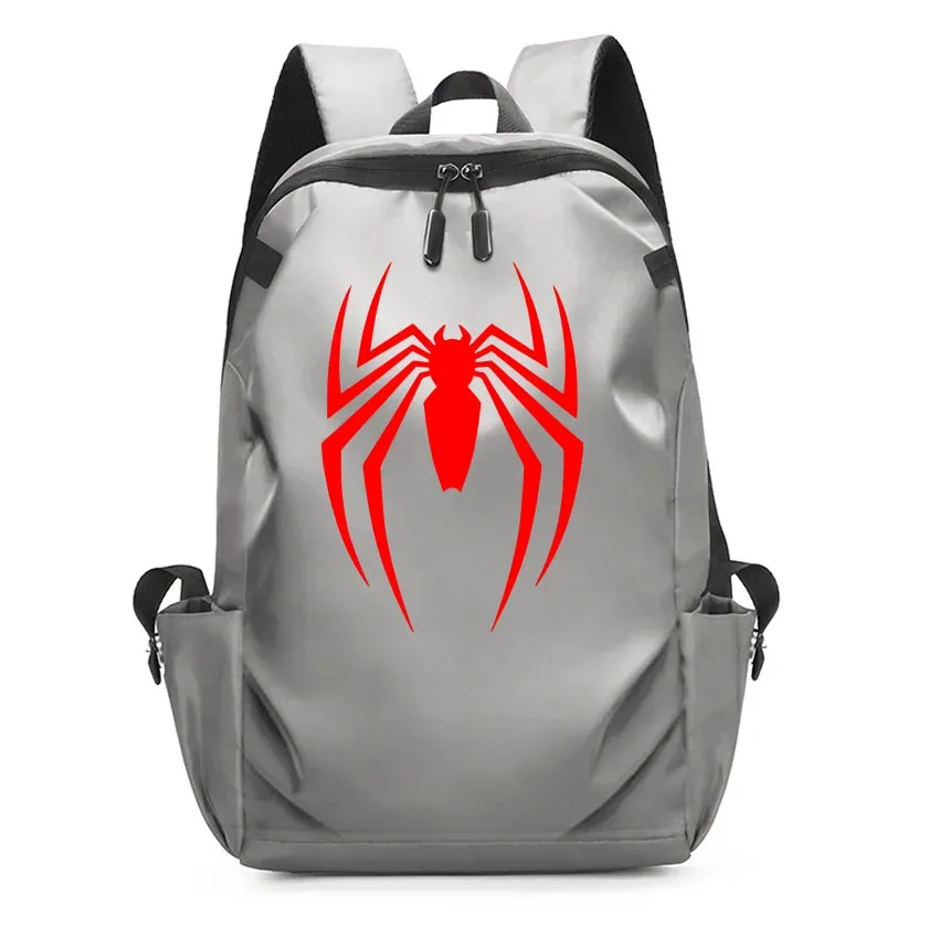 sacs à dos pour ordinateur portable imprimés motif araignée pour hommes, sacs d'école noirs pour adolescents, filles et garçons, sac à dos universitaire avec chargement usb