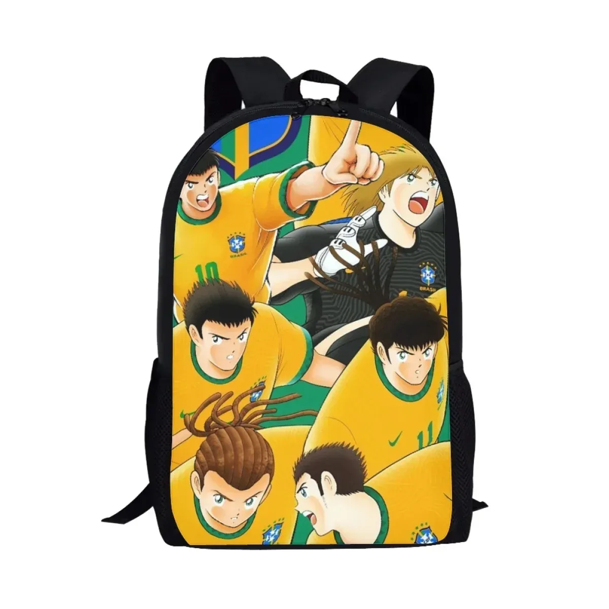 sac à dos pour enfants, sac à livres pour élèves du primaire, sacs à bandoulière décontractés, grande capacité, sac d'école japonais captain tsubasa