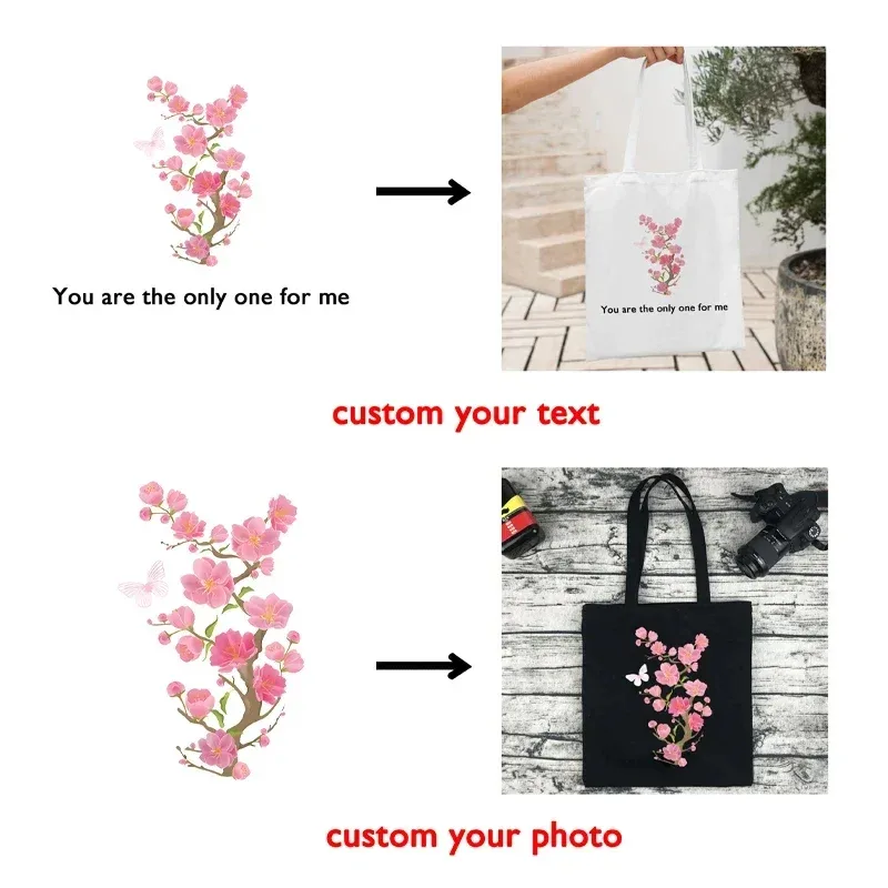 sac en toile à motifs avec nom personnalisé pour femmes, sac à bandoulière pliable de grande capacité, sac à main de voyage portable décontracté, 1 pièce