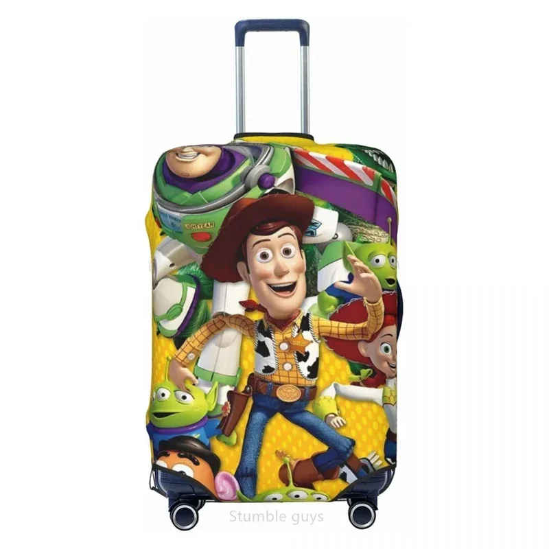 housse de protection épaisse et élastique pour bagages, design ludique, pour bagages de 18 à 32 pouces, anti-poussière, lavable, anti-rayures, housse de valise de voyage