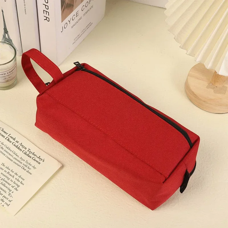 trousse à cosmétiques trousse de toilette de voyage trousse de rasage résistante à l'eau pour accessoires de toilette sacs de rangement pliables avec séparateur et ha