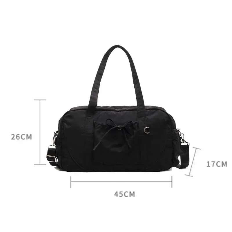 nouveau sac de voyage grande capacité épaule portable sac à bagages sac de rangement de voyage sacs d'embarquement sport fitness sacs pour femmes сумка
