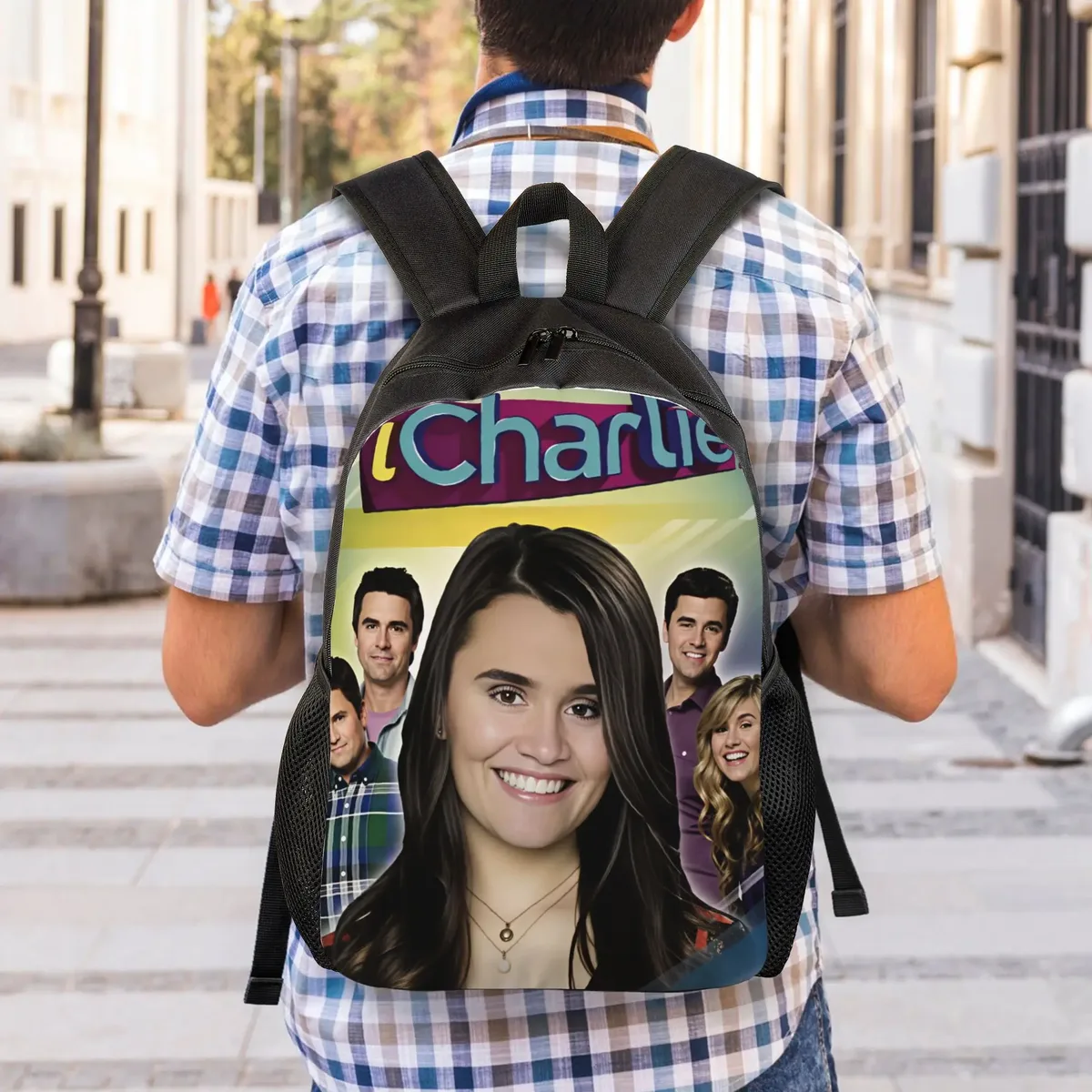 sac à dos funny meme charlie kirk pour garçons et filles, sacs à dos d'extérieur en polyester, sacs à dos souples et élégants pour lycée
