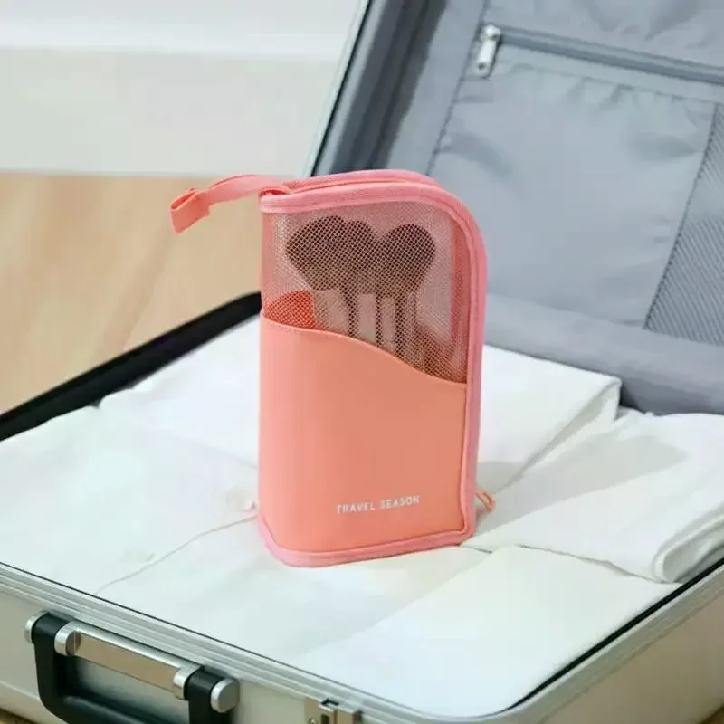 étui pour pinceaux de maquillage, support pour pinceaux et outils, sac cosmétique imperméable, support de rangement de voyage pour les essentiels de maquillage