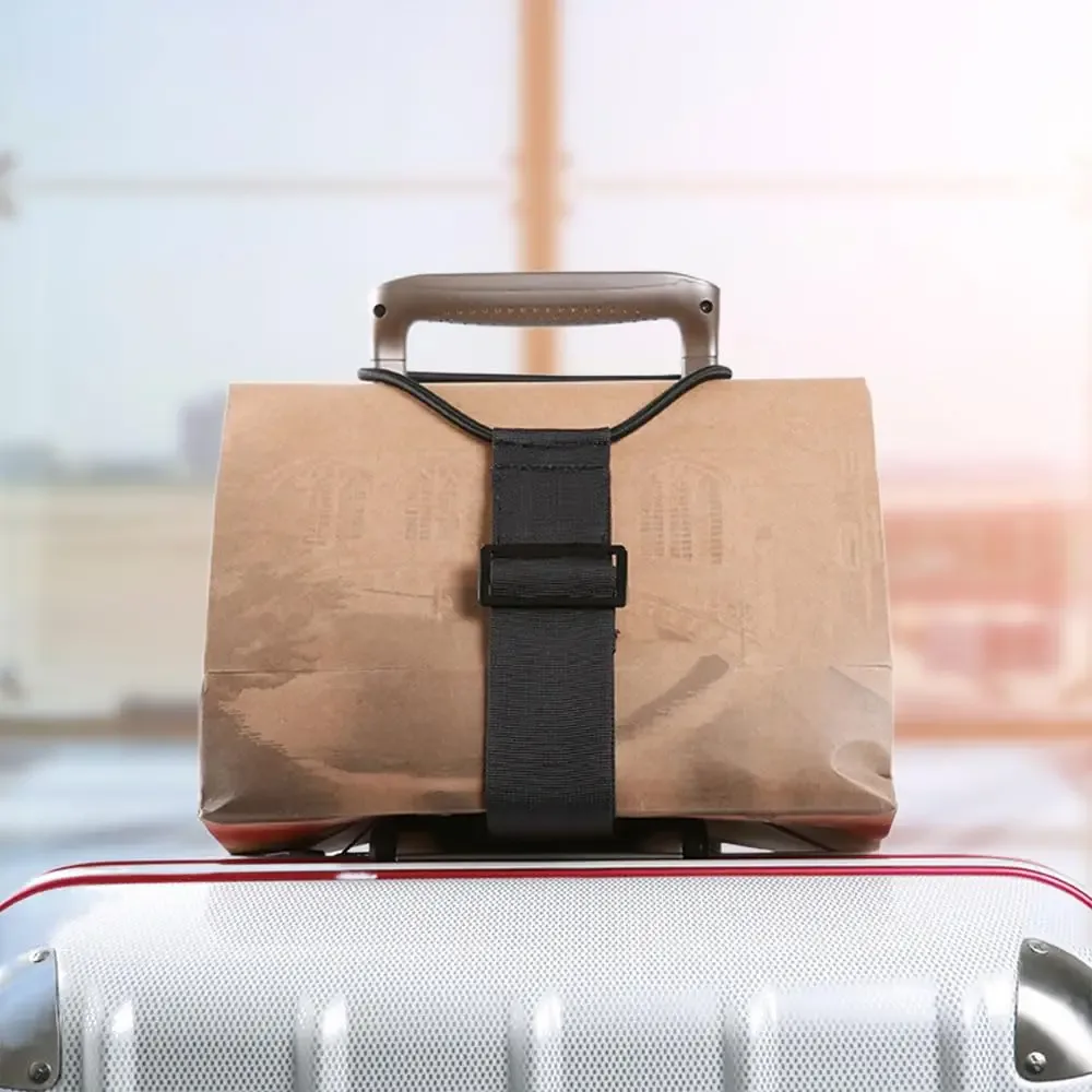 1/2 sangles élastiques réglables pour bagages, polyvalentes, pour valises de voyage, réutilisables, anti-chute