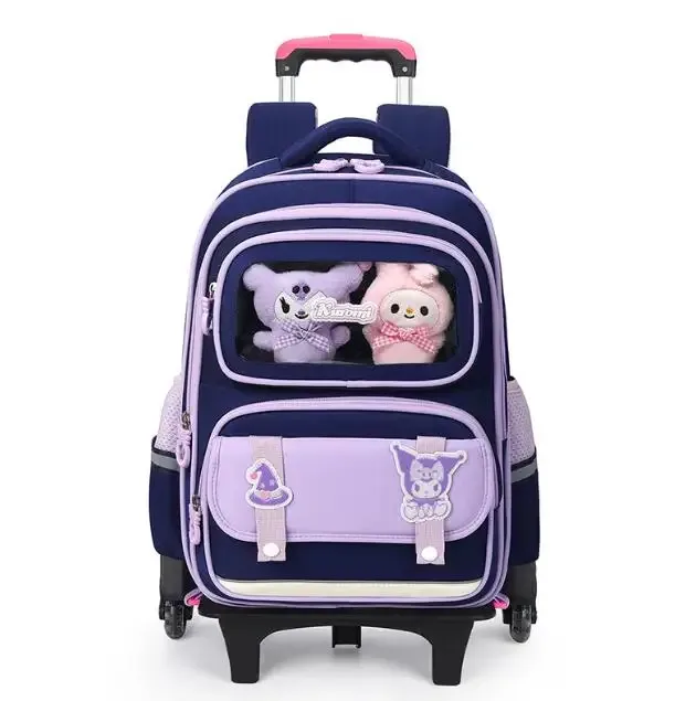 sac à dos à roulettes pour élèves du primaire, cartable à roulettes pour enfants, sac à dos d'école pour filles avec roulettes pour garçons