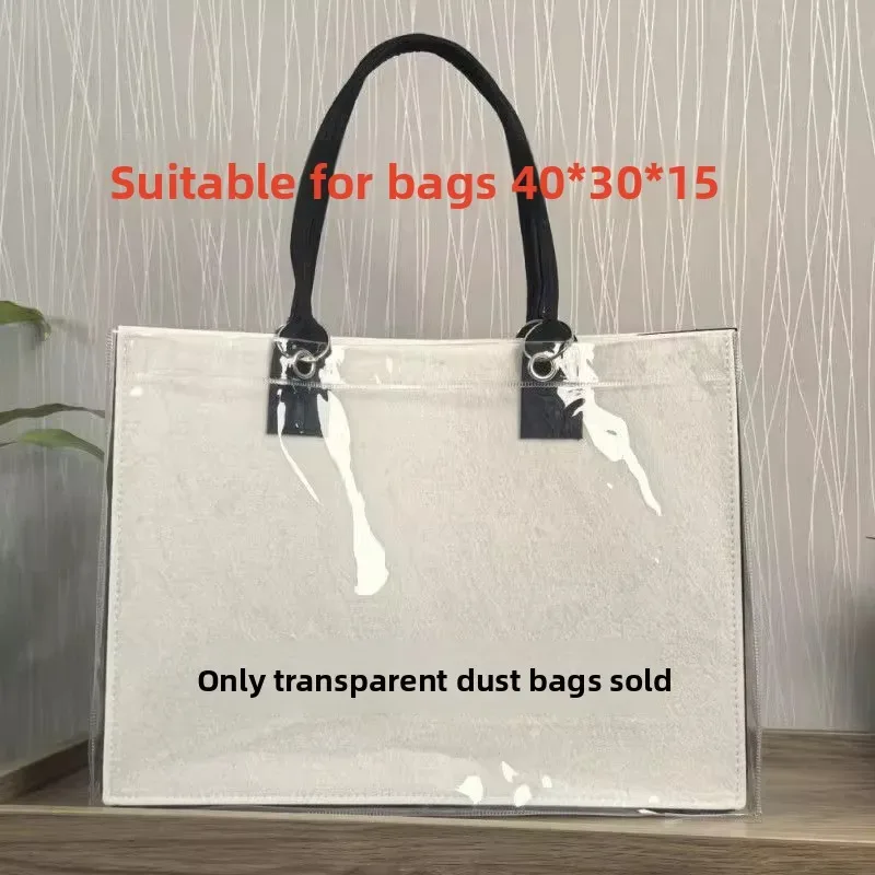 Sac à main transparent grande capacité avec nœud papillon en ruban de soie, style japonais, sac fourre-tout à bandoulière pour usage extérieur