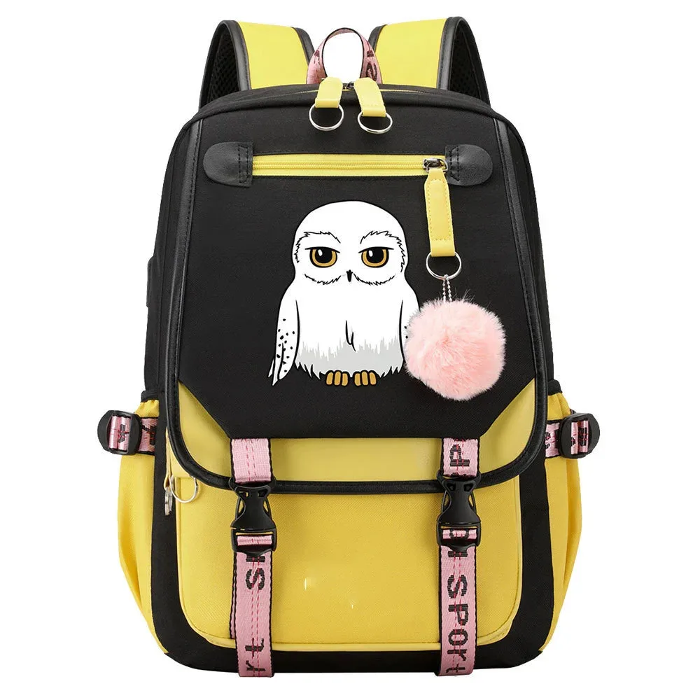 sac à dos anime kasultraviolet night theatre, sac messager en nylon, sacs de voyage pour étudiants, ordinateur portable décontracté, port usb