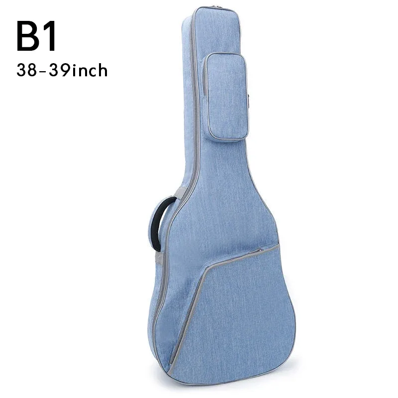 jebag-sac à dos universel classique et acoustique à double sangles, en coton oxford, épais et doux, étanche, 36/39/41 pouces