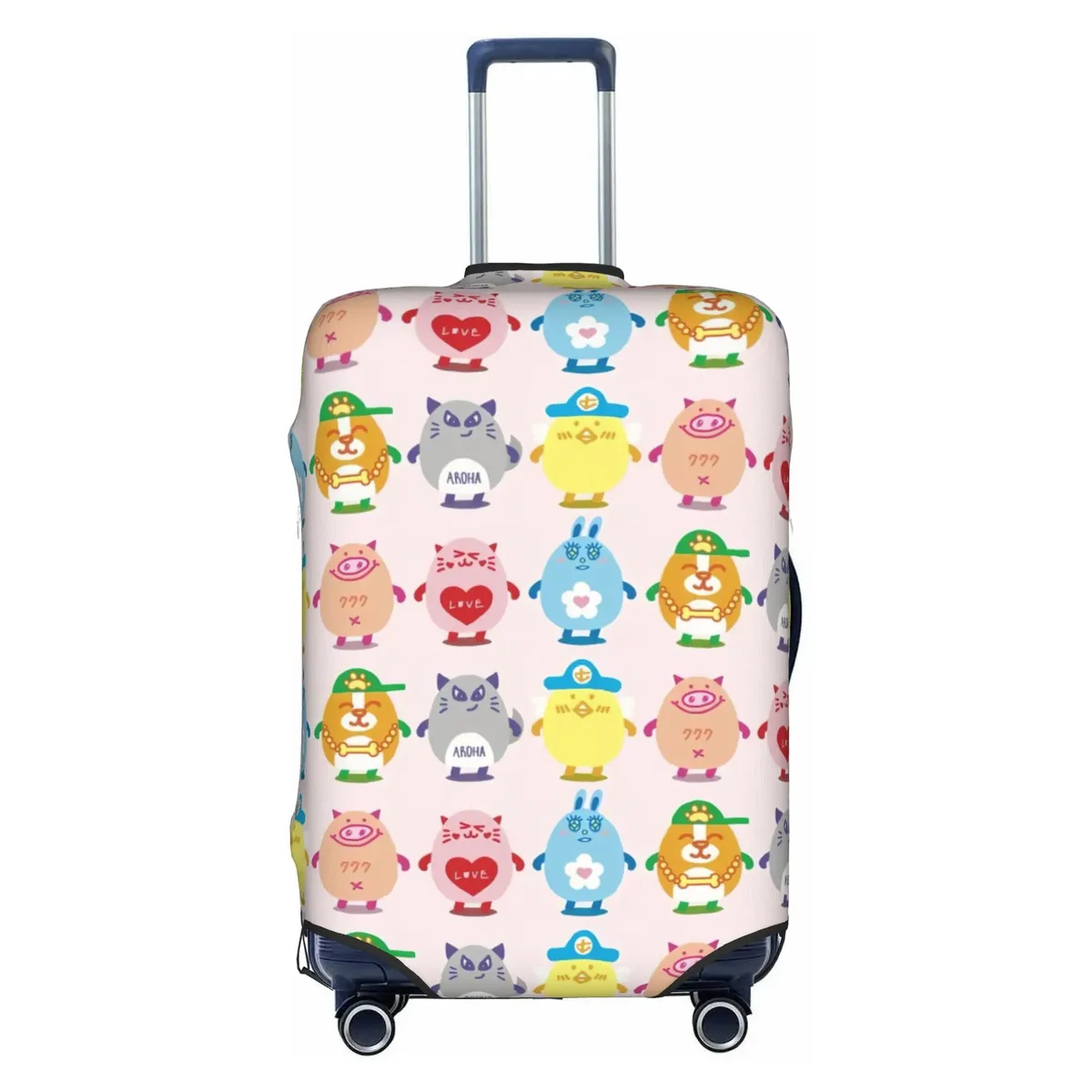 housse de protection amusante pour valise a-astros mj jinjin cha eun woo, lavable, yoon san ha rocky, housses de valise de voyage
